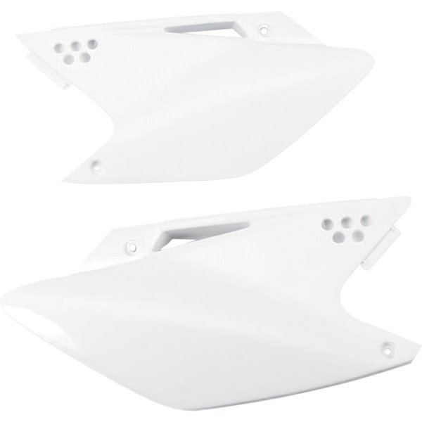 KA03768#047 - UFO Side Panels For Kawasaki KXF250 2006-2008 - White