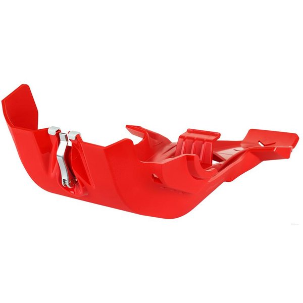 Polisport Fortress Skid Plate - Honda CRF250R & CRF250RX 2022-23, CRF450R & CRF450RX 2021-23 - Red