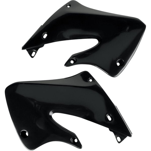 HO03601#001 - UFO Replacement Radiator Scoops For Honda CR125 1998-1999 - Black
