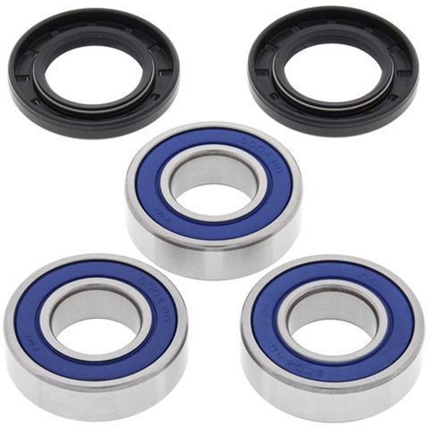 All Balls Wheel Bearing Kit - Rear - Kawasaki KX 125/250 1997-2002, KX500 1994-2004