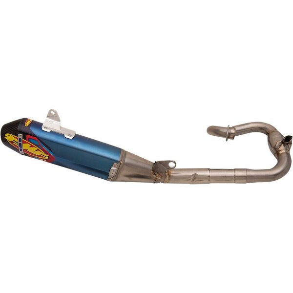 044457 - 044457 - FMF Factory 4.1 RCT Slip-On Blue Titanium Silencer & Megabomb Header - Yamaha YZF250 2019-20
