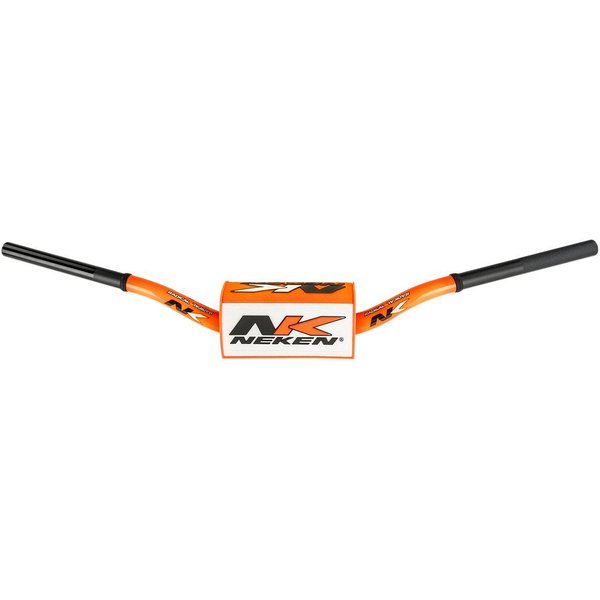 R00026C-ORW - Neken Radical Design Fat Bar Handlebars - 85 Low Bend - Fluo Orange/ White