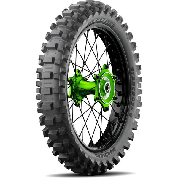 537861 - Michelin Starcross 6 Medium Hard 65M Rear Tyre - 120/90-18"