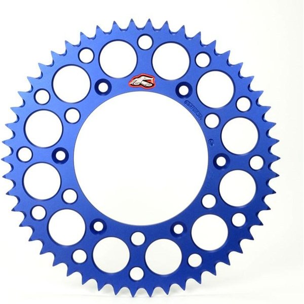Renthal Ultralight Rear Sprocket - Yamaha YZ/YZF/WRF 125-450 1999-2024 - 51T Blue