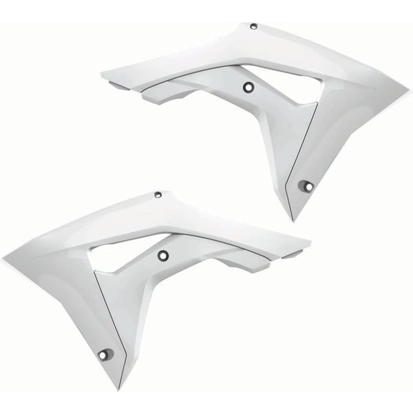 Polisport Radiator Scoops - Honda CRF250R 2018-21, CRF450R 2017-20 - White