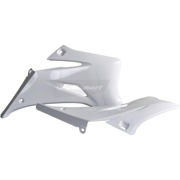 Polisport Radiator Scoops - Yamaha YZF 250/450 - 2006-09 - White
