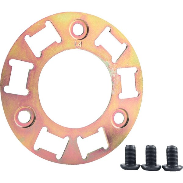 BP413 - Hinson Backing Plate Kit with ScreLadies For Yamaha YFM700 R 2006-2016 - Brass