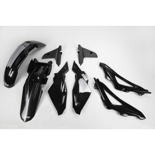 HUKIT611@001 - UFO Replacement Body Plastic Kit For Husqvarna CR125 2009-2013 - Black