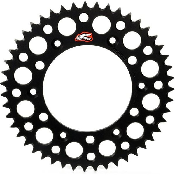 Renthal Ultralight Rear Sprocket - Kawasaki KX 125/250 1980-2008, KXF 250/450 2004-24 - 51T Black