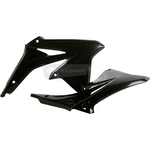Polisport Radiator Scoops - Suzuki RMZ450 2008-17 - Black