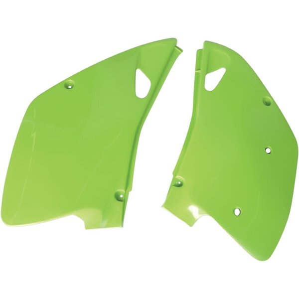 KA02745#026 - UFO Side Panels For Kawasaki KX125 J 1992-1993 - KX Green
