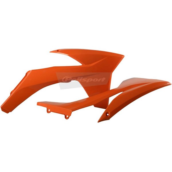 Polisport Radiator Scoops - KTM SX/SXF/XC-F 2011-12 EXC/EXC-F 2012-13 - Orange
