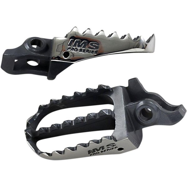 292219-4 - IMS Pro-Series Foot Pegs For Honda CR125 2002-2007 - Black/Silver