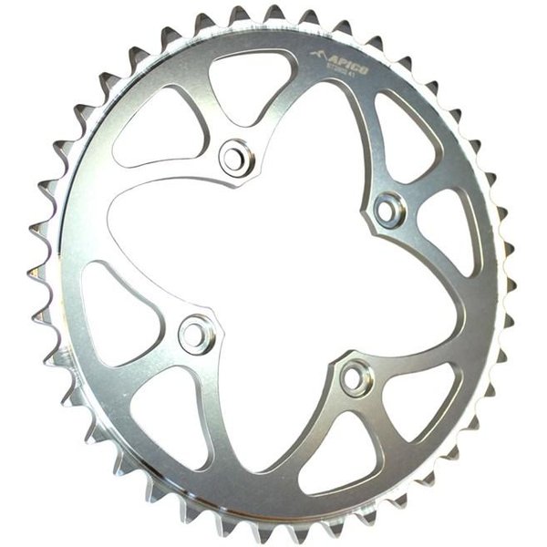 Apico Rear Sprocket - Gas Gas 2000-22, Montesa 4RT 2005-22, Sherco Trials 2002-22 - Silver/42T