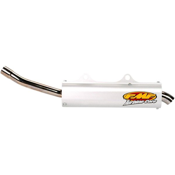 020337 - FMF Turbinecore Spark Arrestor Silencer For Kawasaki KX250 1992-1993 - Silver