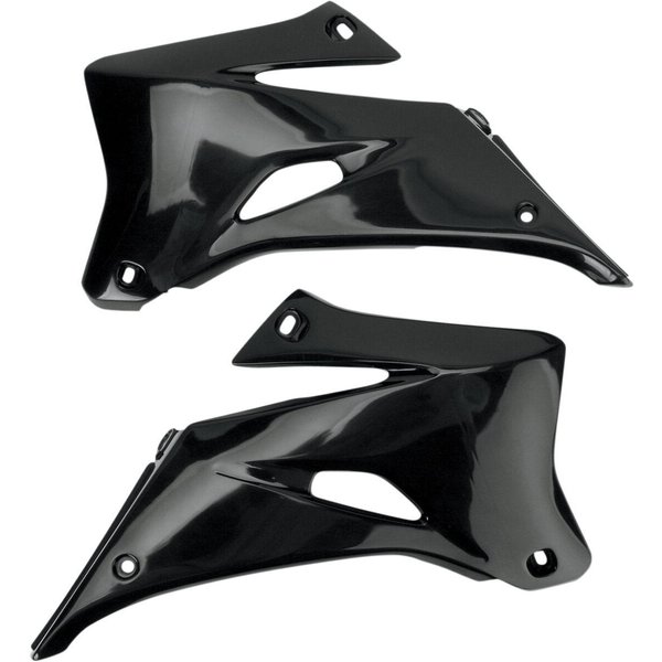 YA03882#001 - UFO Radiator Scoops For Yamaha YZF250 2006-2009 - Black