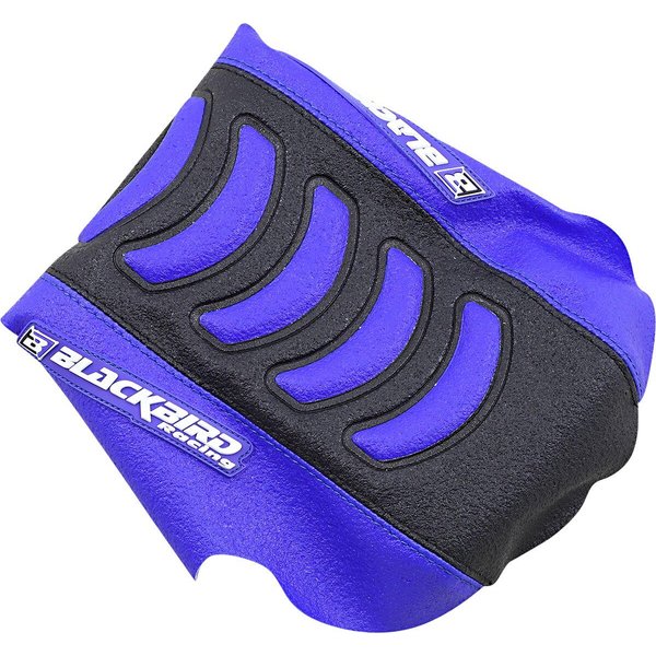 1236H - Blackbird Double Grip 3 Seat Cover For Yamaha WRF250 2007-2014 - Black/Blue