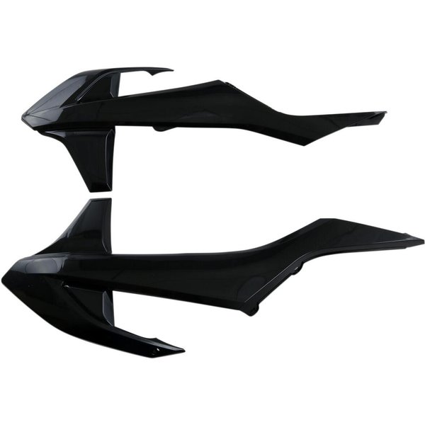 KT04061#001 - UFO Replacement Radiator Scoops For KTM EXC250 2017 - Black