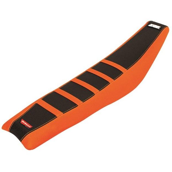 Polisport Zebra Seat Cover - KTM SX/SXF 2019-22, EXC/EXC-F 2020-23 - Orange/Black