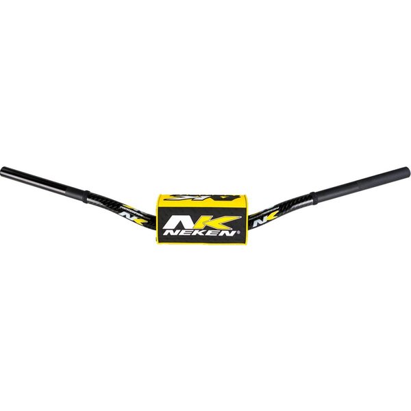R00024C-YEB - Neken Radical Design Fat Bar Handlebars - ATV Bend - Black/ Yellow