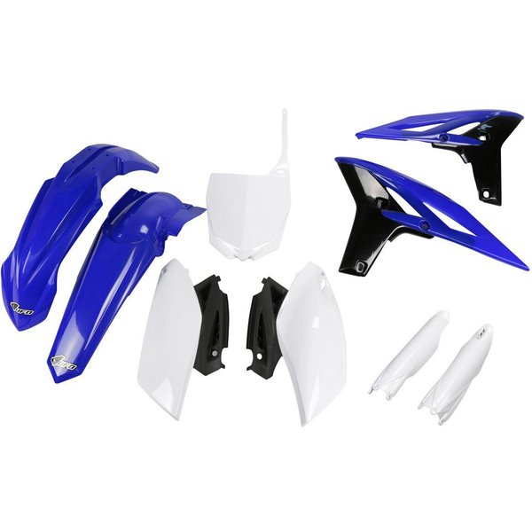 YAKIT308F@999 - UFO Replacement Plastics Kit For Yamaha YZF250 2010 - Black/Blue/White