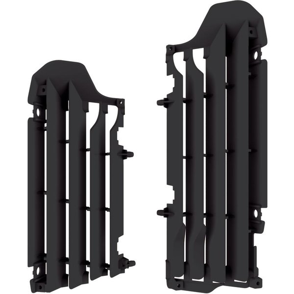 Polisport Radiator Louvres - Suzuki RMZ450 2018-23 - Black