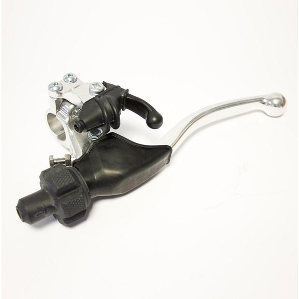 Raceline Clutch Lever Assembly With Hotstart - Yamaha YZF250 2009-13, YZF450 2009 - Silver