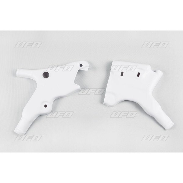 YA02839#046 - UFO Frame Guards For Yamaha YZ125 1991-1992 - White