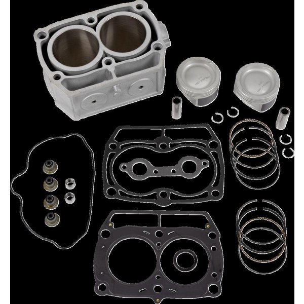 60002-K04 - Cylinder Works Cylinder Kit For Polaris Ranger 800 Crew 4X4 - Grey