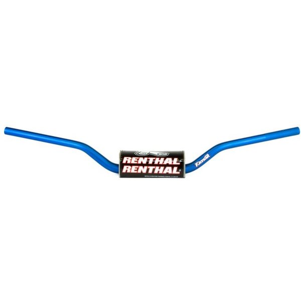 Renthal 604 RC Bend Fat Bar Handlebars - Honda CRF 2004-18, Kawasaki KX/KXF2006-20 - Blue