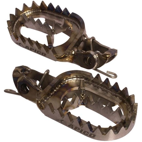 Apico Titanium Foot Pegs - KTM SX85 2018-23, SX 125/150 & SXF 250-450 2016-22, EXC-F 2017-23, TC125 & FC 250-450 2016-22