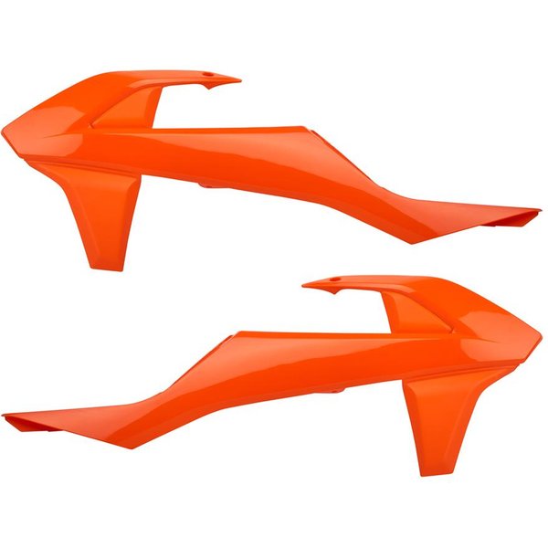 Polisport Radiator Scoops - KTM SX/SXF/XC-F 2016-18, EXC/EXC-F 2017-18 - Orange
