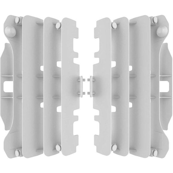 Polisport Radiator Louvres - Yamaha YZF 250/450 2007-09 - White