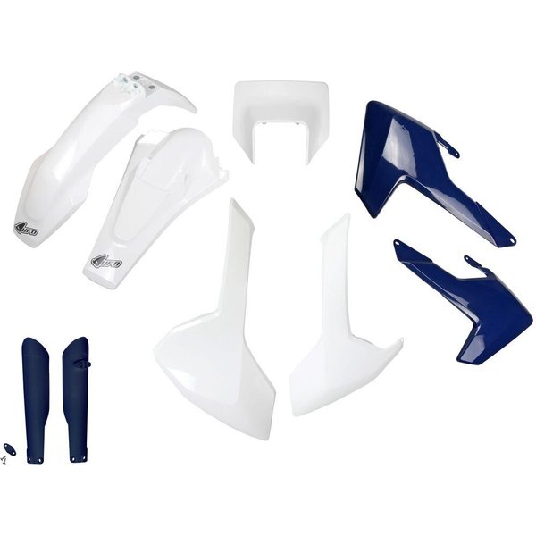 HUKIT621F@999 - UFO Replacement Plastics Kit For Husqvarna FE250 2017-2019 - Blue/White
