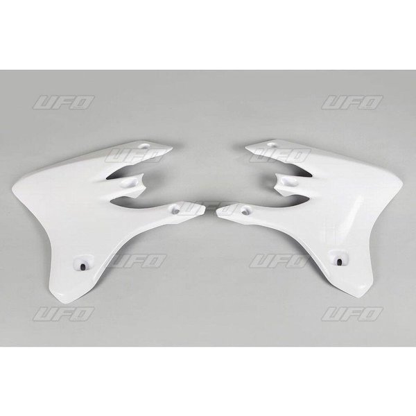 YA03867#046 - UFO Radiator Scoops For Yamaha WRF250 2003-2004 - White