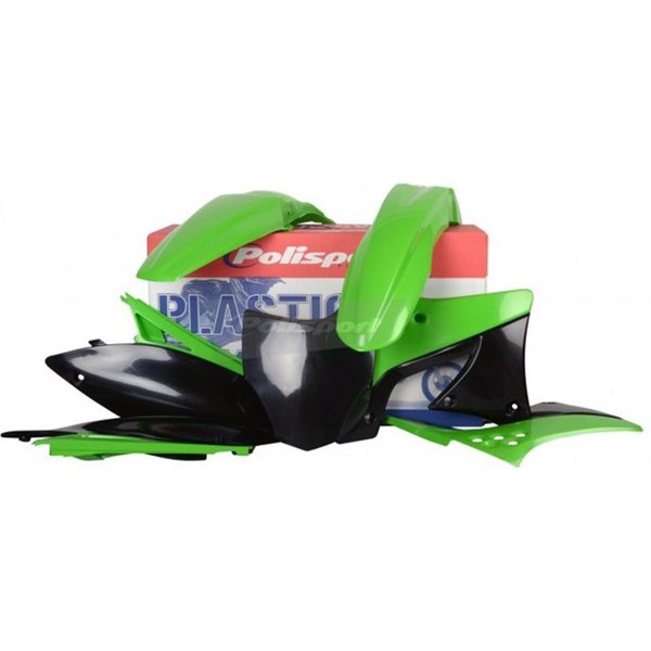 Polisport Full Plastics Kit - Kawasaki KXF250 2009-12 - OEM '10/11