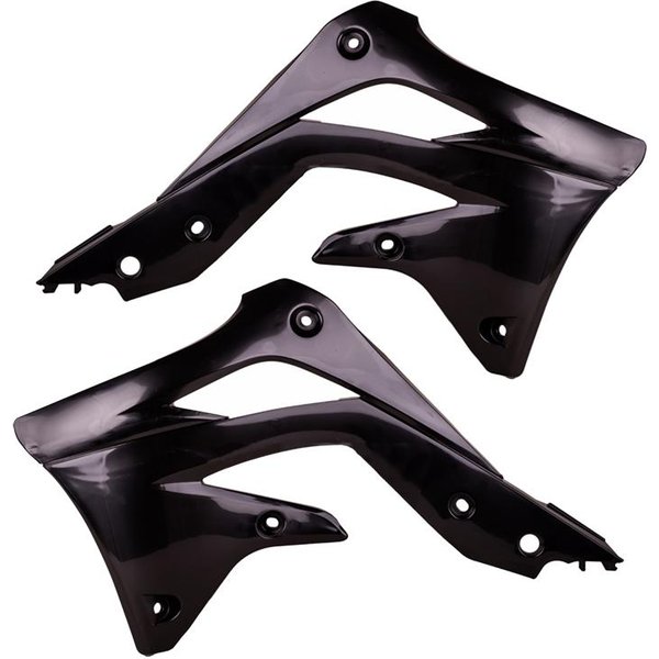 Polisport Radiator Scoops - Kawasaki KXF450 2012-15 - Black