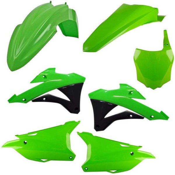 Polisport Plastics Kit - Kawasaki KX85 2014-2021, KX112 2021-2025 - OEM 2023