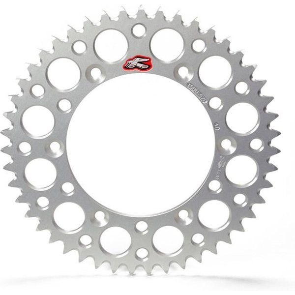 Renthal Ultralight Rear Sprocket - Yamaha YZ65 2018-2024 - 47T Silver