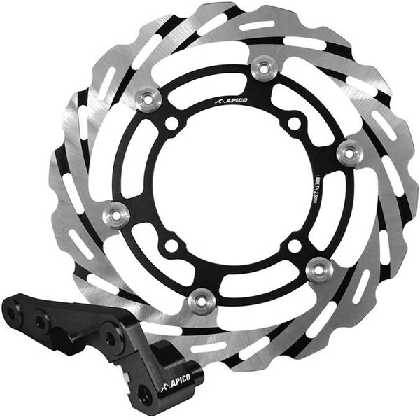 Apico Front Brake Disc - Yamaha YZ 125/250 2008-16, YZF250 2007-15, YZF450 2008-15 INC ADAPTOR 270MM