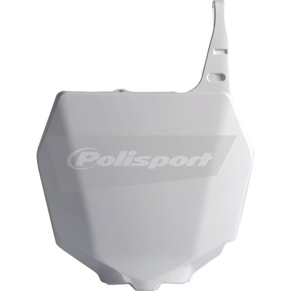 Polisport Front Number Board - Suzuki RM 125/250 2001-08, RMZ250 2007-09, RMZ450 2005-07 - White