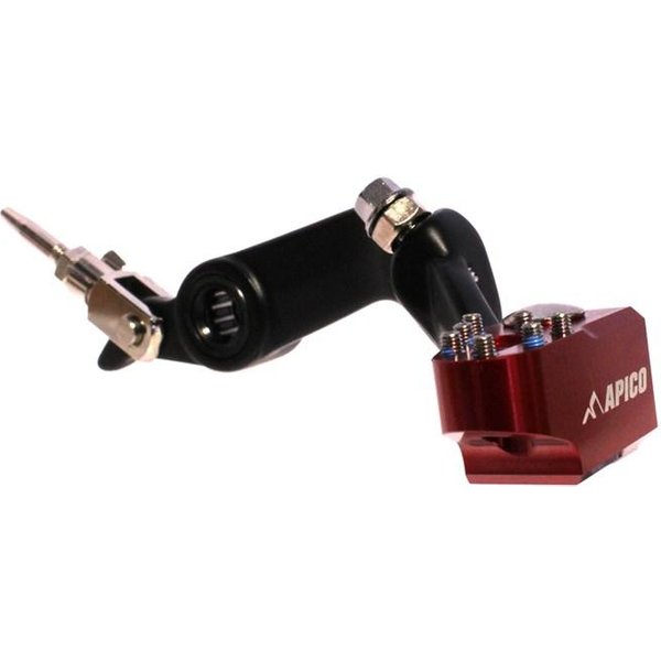 Apico Elite Brake Pedal - Montesa 4RT 250 2005-13, 4RT 260 2014-23 - Black/Red