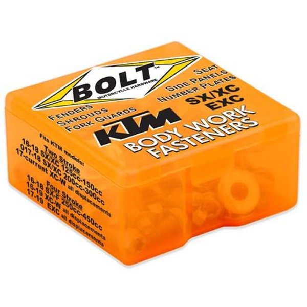 Bolt Hardware Plastic Fastener Kit - KTM SX/SXF 125-450 2019-2025, EXC/EXC-F 250-500 2020-2025, EXC-TPI 150-300 2020-2025