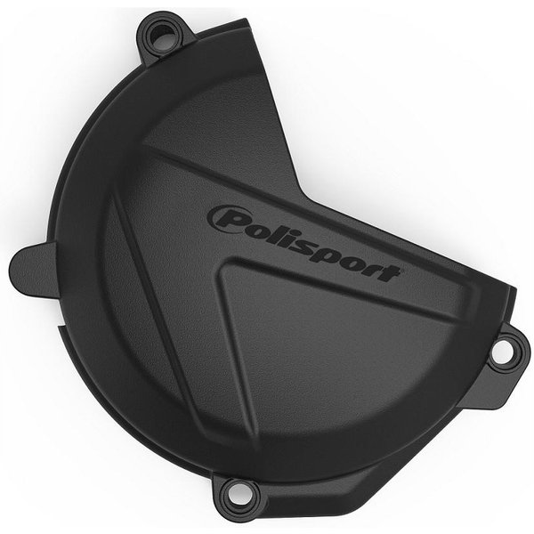 Polisport Clutch Cover Protector For Husqvarna FC 250/350 2016-22, FE 250/350 2017-18 - Black