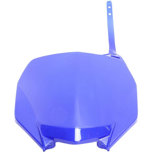 YA04860#089 - UFO Front Number Board For Yamaha YZ125 2022-2027 - Reflex Blue