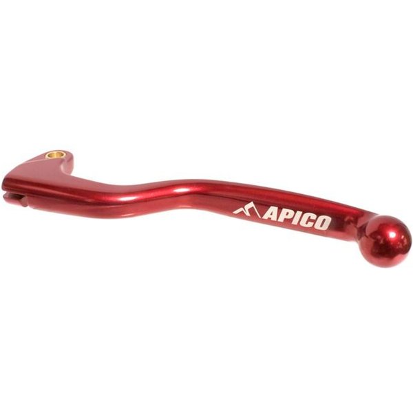 Apico Elite Clutch Lever - Kawasaki KX65/85 Up to 2021, KX125 1990-2008, KX 250/500 1990-2004, KXF250 2004, Suzuki RMZ 250/450 Up To 2021 - Red