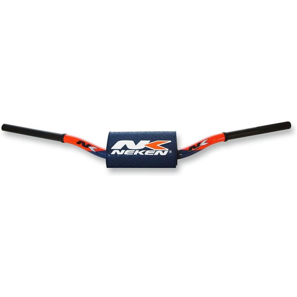 R00133C-OR-BL - Neken Radical Design Fat Bar Handlebars - 110mm Rise - Orange/ Blue