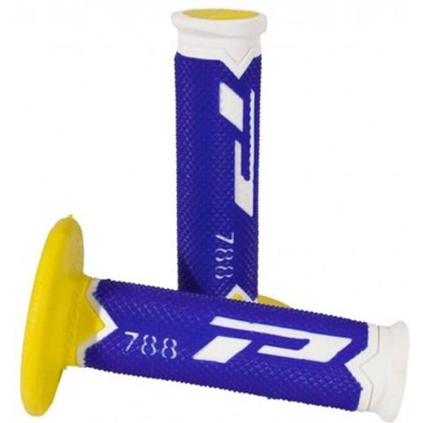 Pro Grip 788 Grips - White/Blue/Yellow