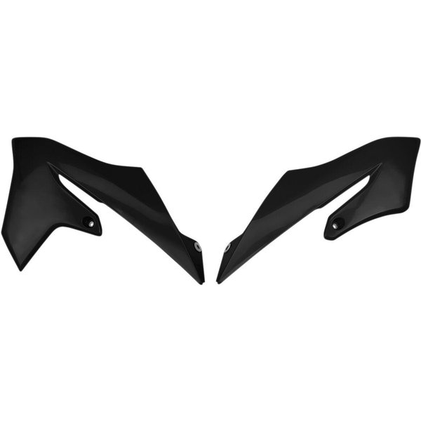 YA04867#001 - UFO Replacement Radiator Scoops For Yamaha YZ65 2019-2026 - Black