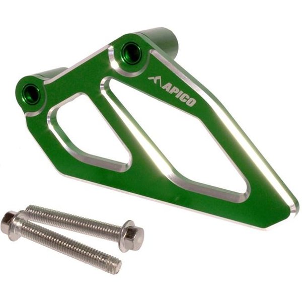Apico Front Sprocket Cover - Kawasaki KXF250 2017-20, KXF450 2006-18 - Green
